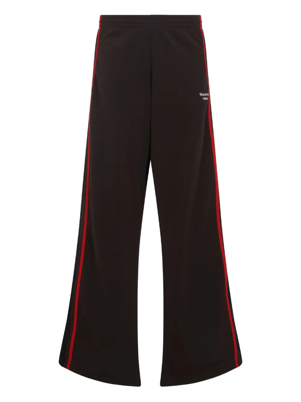 Martine Rose side-stripe track pants - ブラウン Martine Rose side-stripe track pants - ブラウン