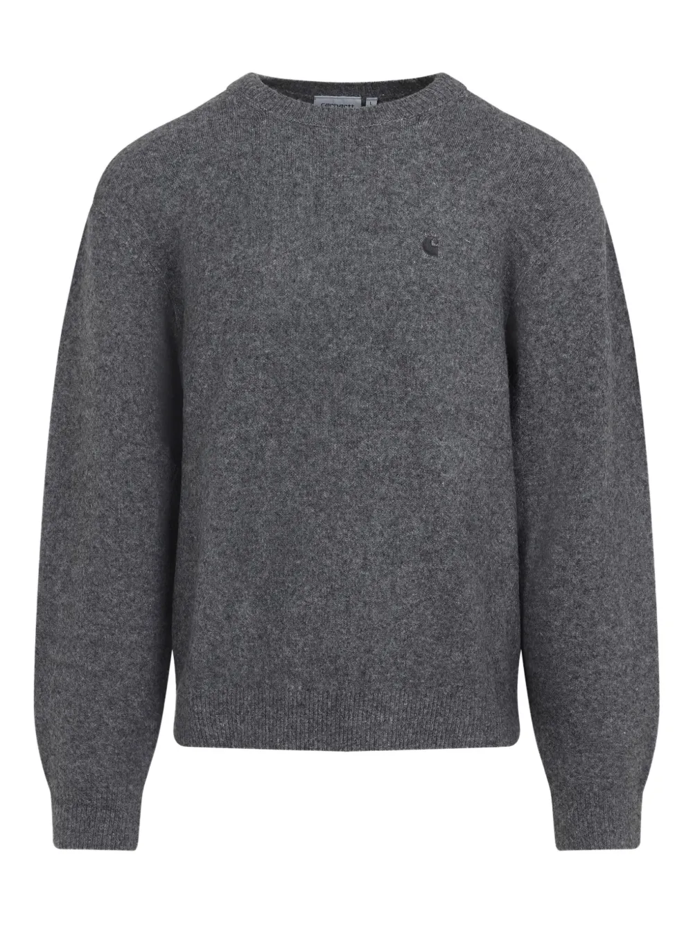 Carhartt WIP logo-embroidered crew-neck sweater | Grey | Image 1