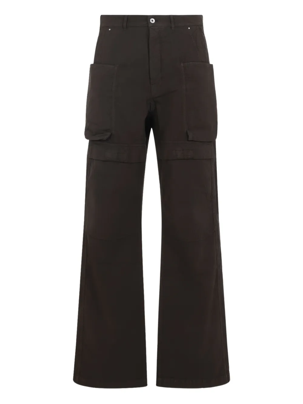 Rick Owens double-pocket straight-leg trousers | Brown | Image 1