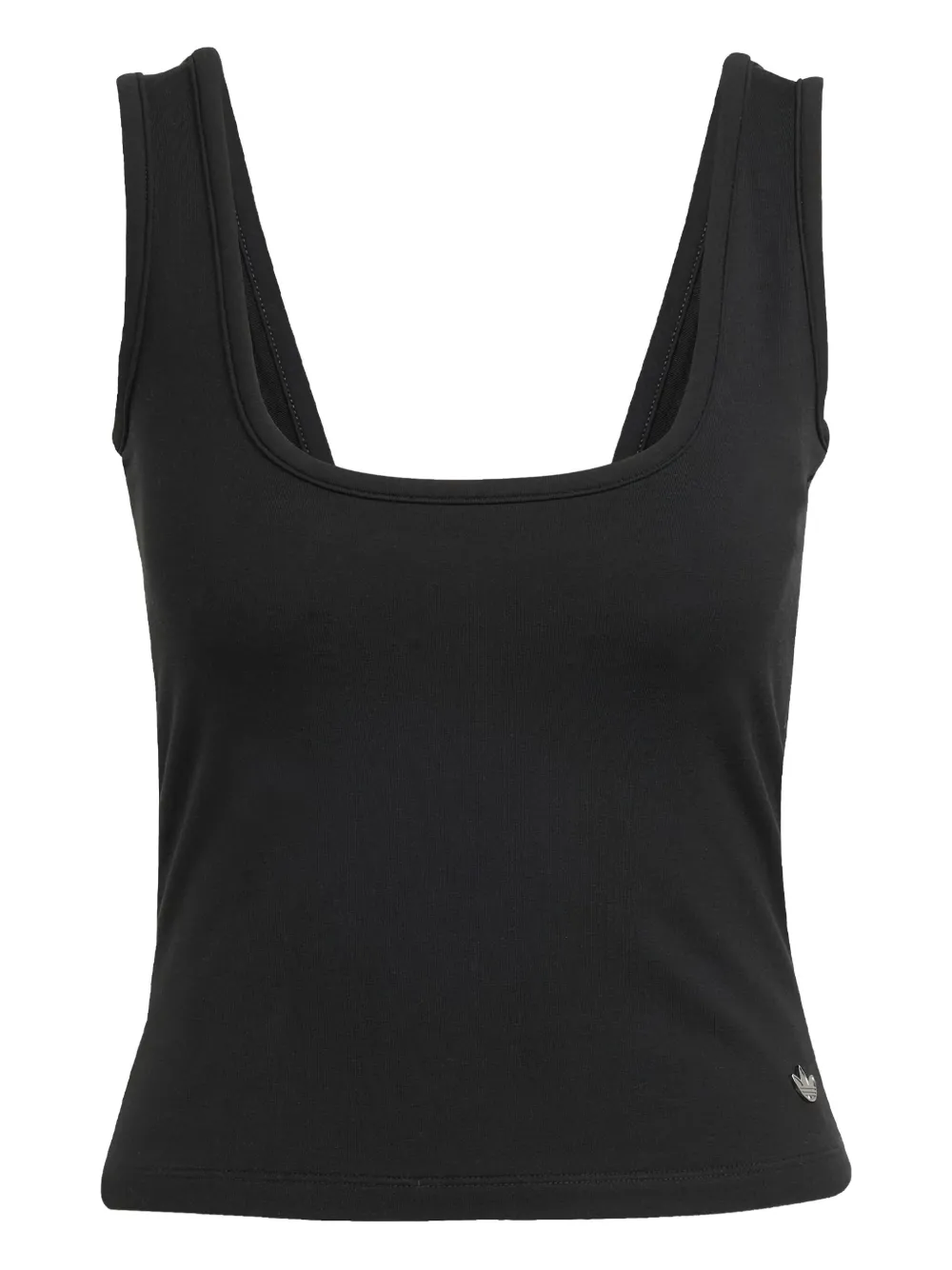 adidas square-neck tank top | Black | Image 1