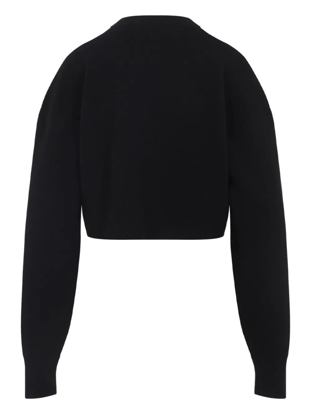 Tom Ford Knitted Sweater In Wool And Cashmere Blend In Black