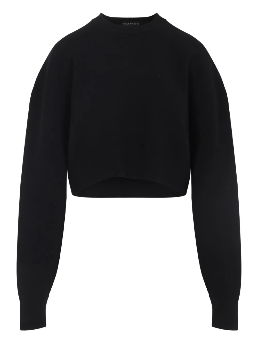 TOM FORD cropped sweater - ブラック TOM FORD cropped sweater - ブラック