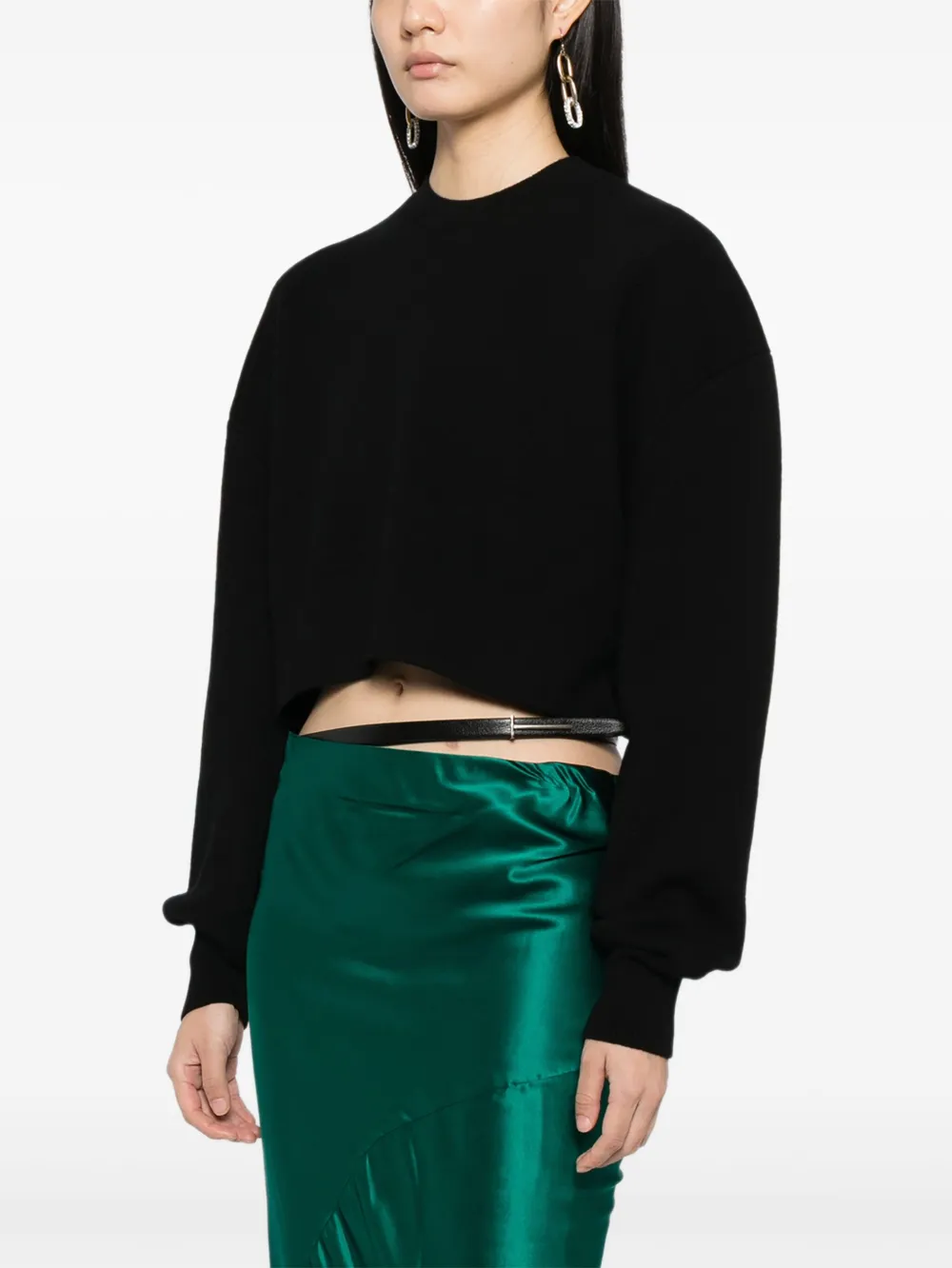 TOM FORD Cropped trui Zwart