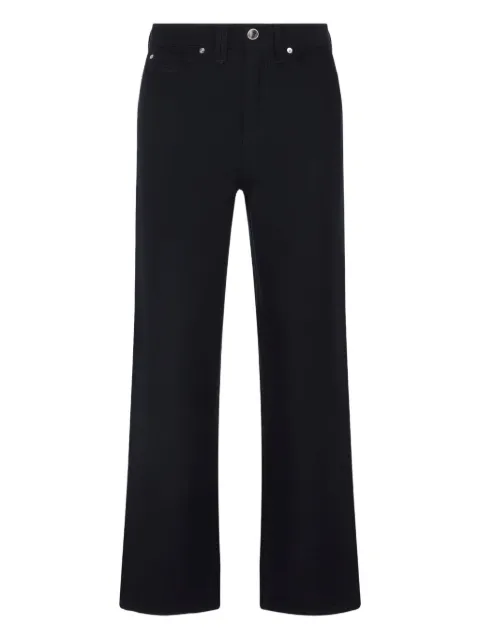 Brioni pantalones rectos de algodón