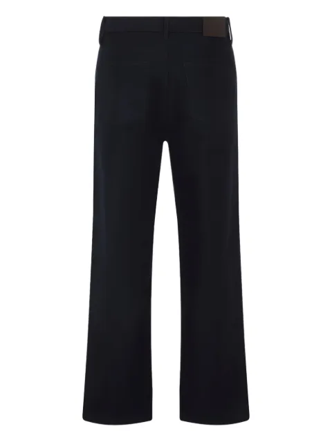 Brioni cotton straight-leg trousers