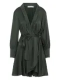 ZIMMERMANN wrap-effect ruffled dress - Green