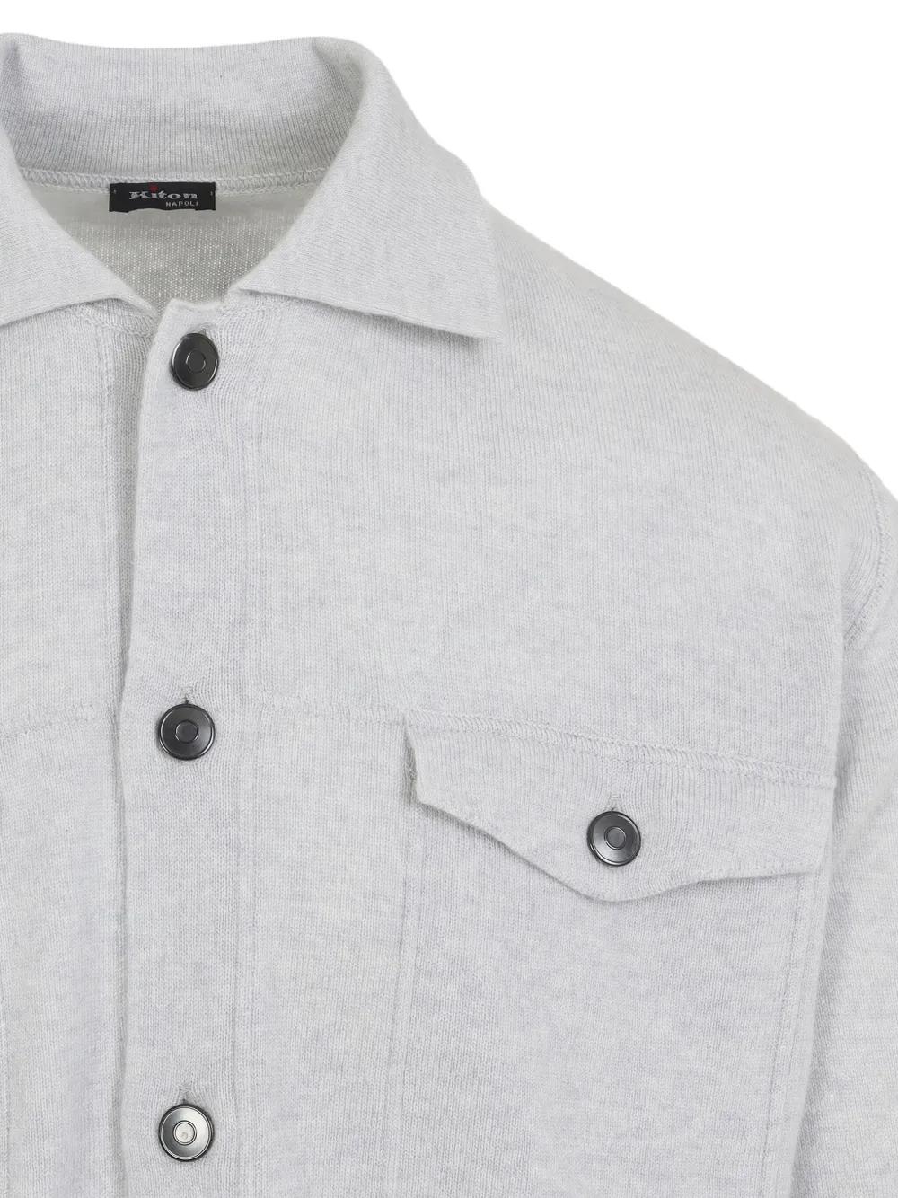Kiton Stylish Jacket Featuring Chest Pockets And Long Sleeves In Multi