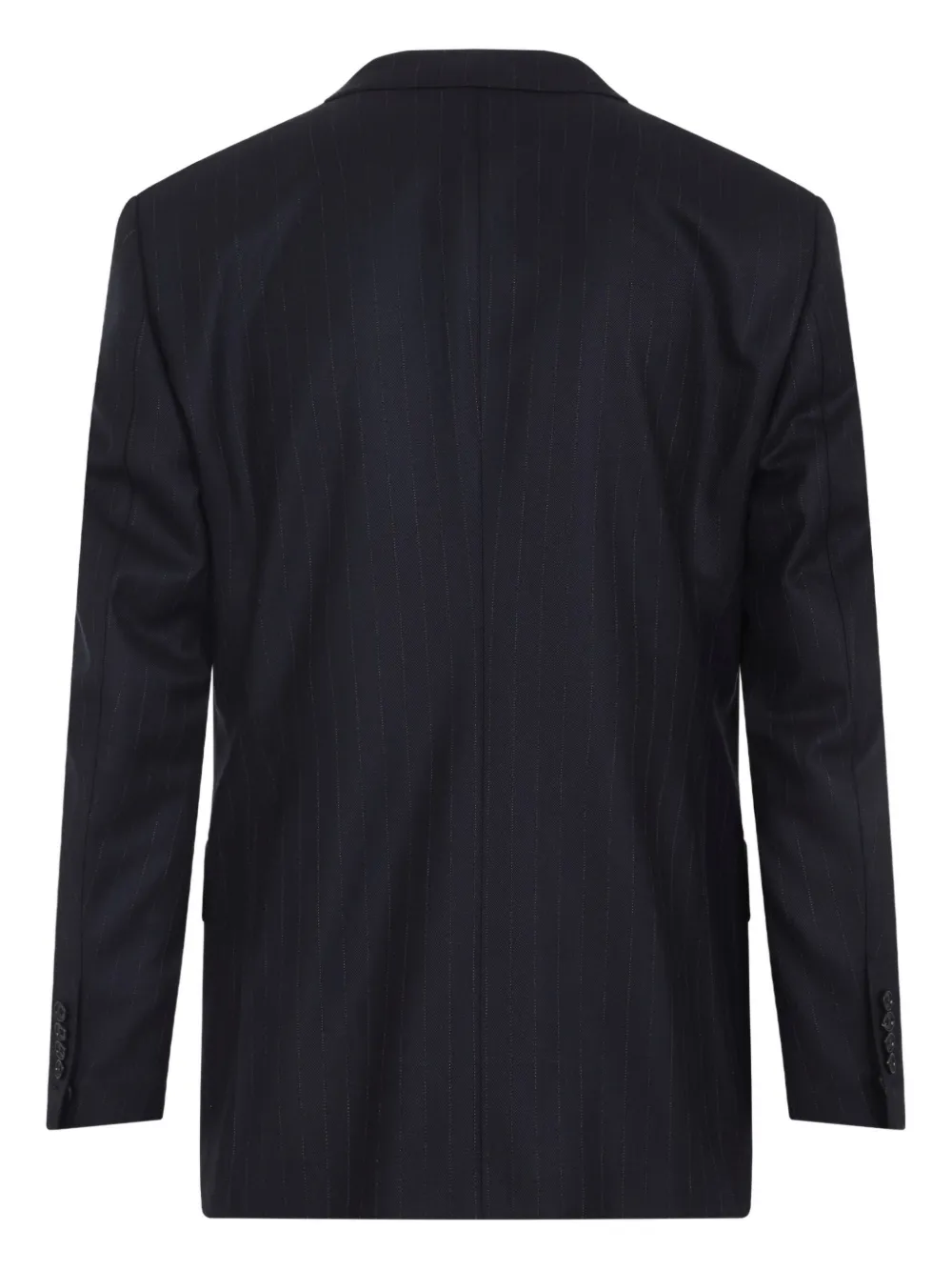 Tom Ford High Twist Double Breasted Wool Jacket Clothing In Blue