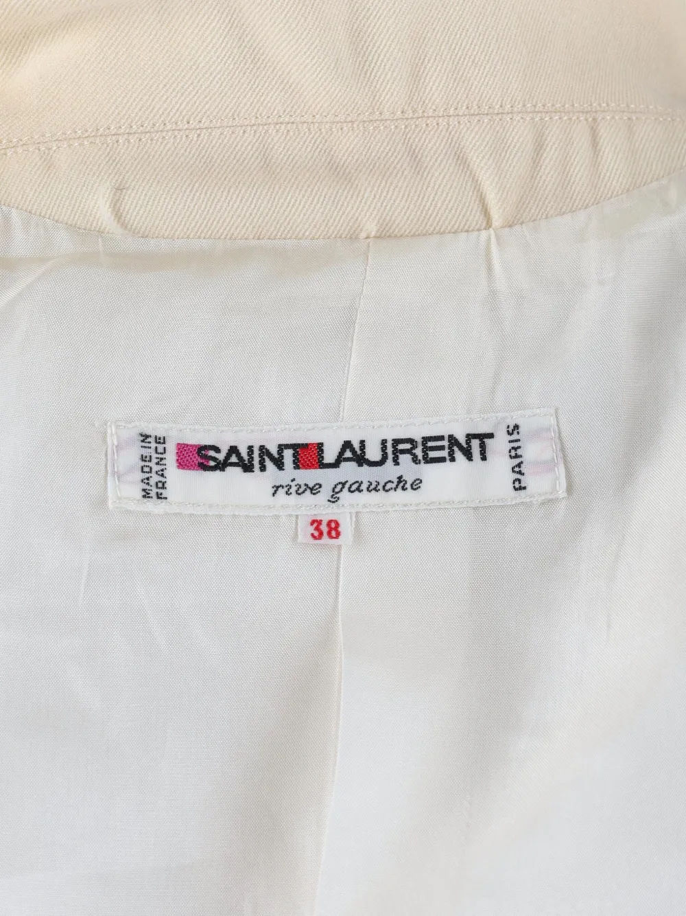 Saint Laurent Puff-sleeve Jumpsuit In Neutral