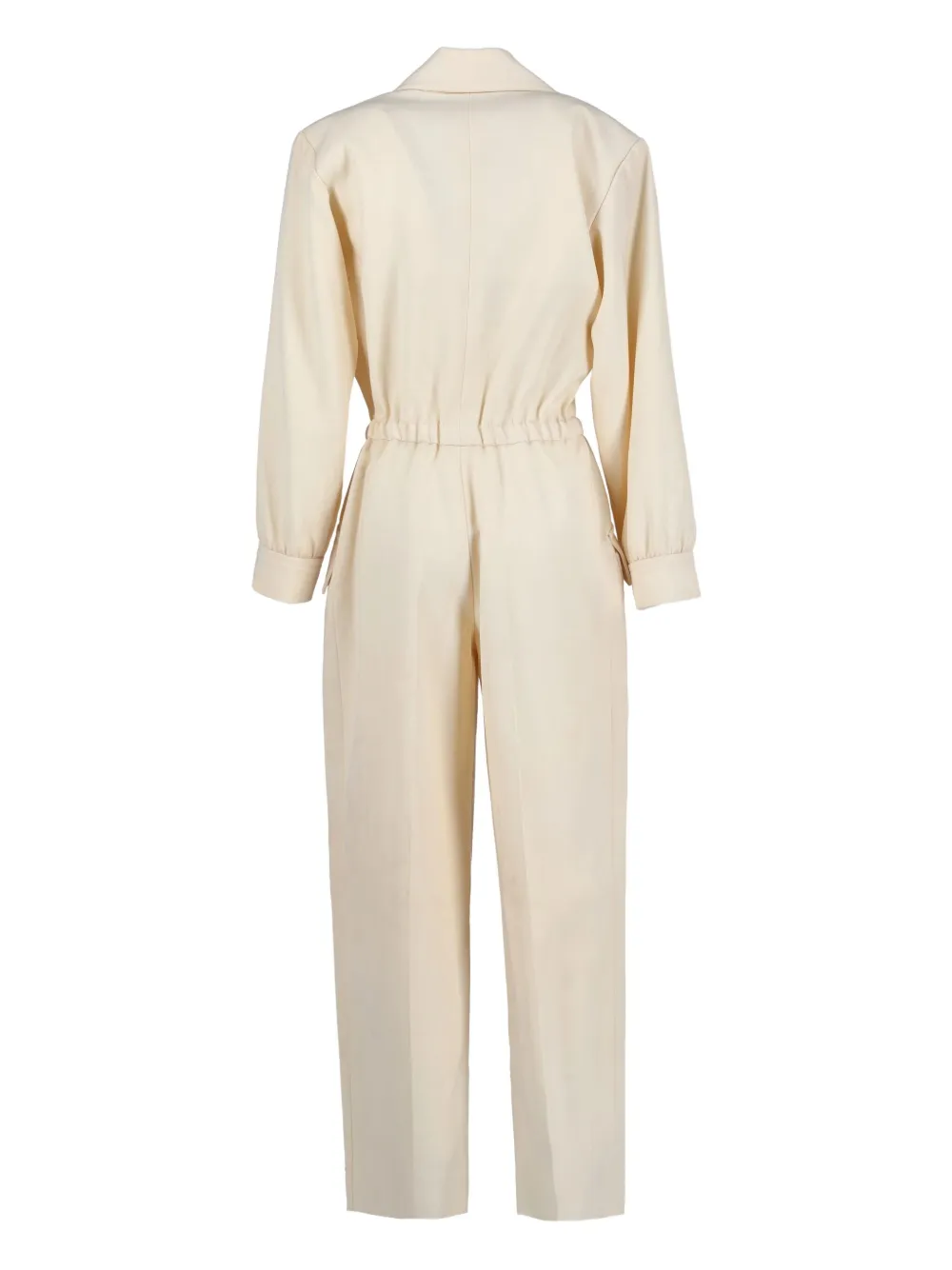 Saint Laurent Eyewear Jumpsuit met pofmouwen - Beige