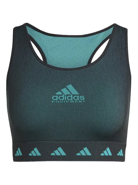 adidas logo-detail racerback top
