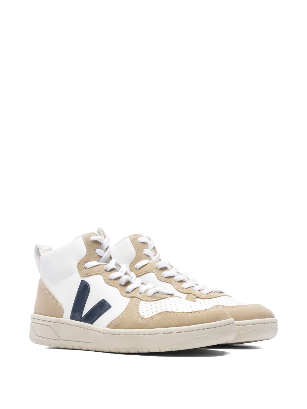 VEJA V-15 leather sneakers Neutrals
