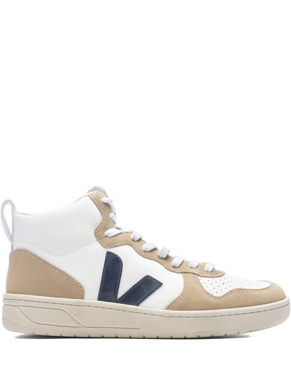 VEJA V-15 leather sneakers Neutrals