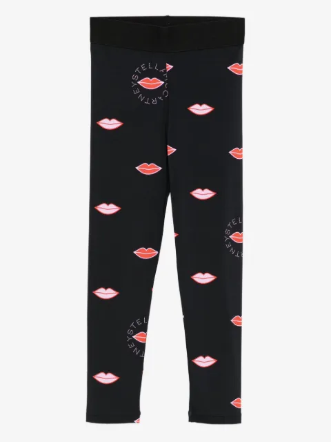 Stella McCartney Kids lips-print leggings