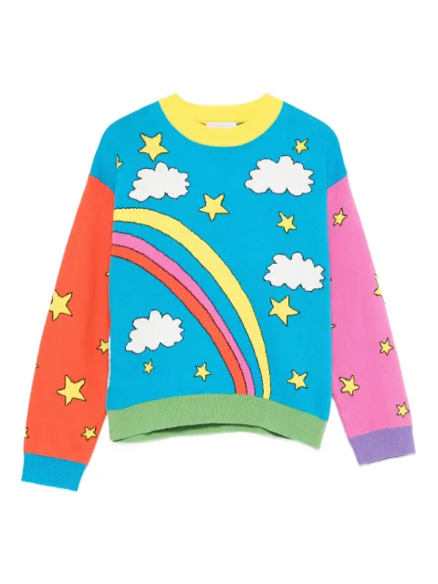 Stella McCartney Kids rainbow-print sweater