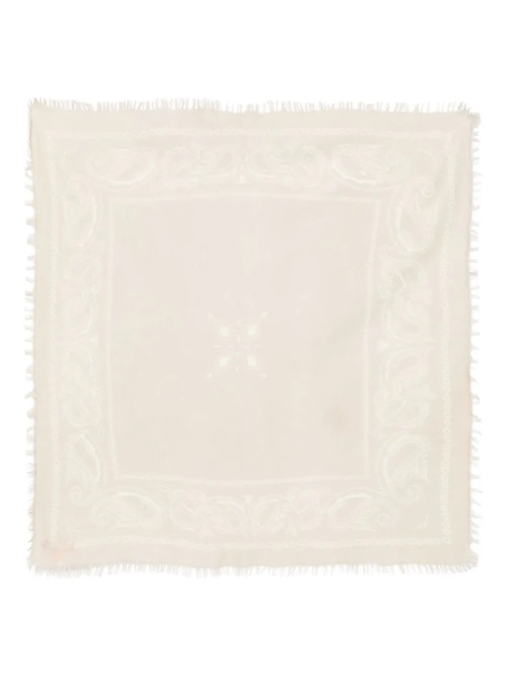 Liska fringed-edge scarf | White | Image 1