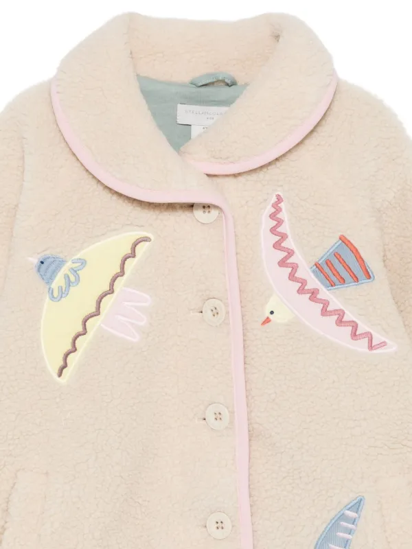 Stella McCartney Kids フリース ジャケット | ニュートラル | FARFETCH JP