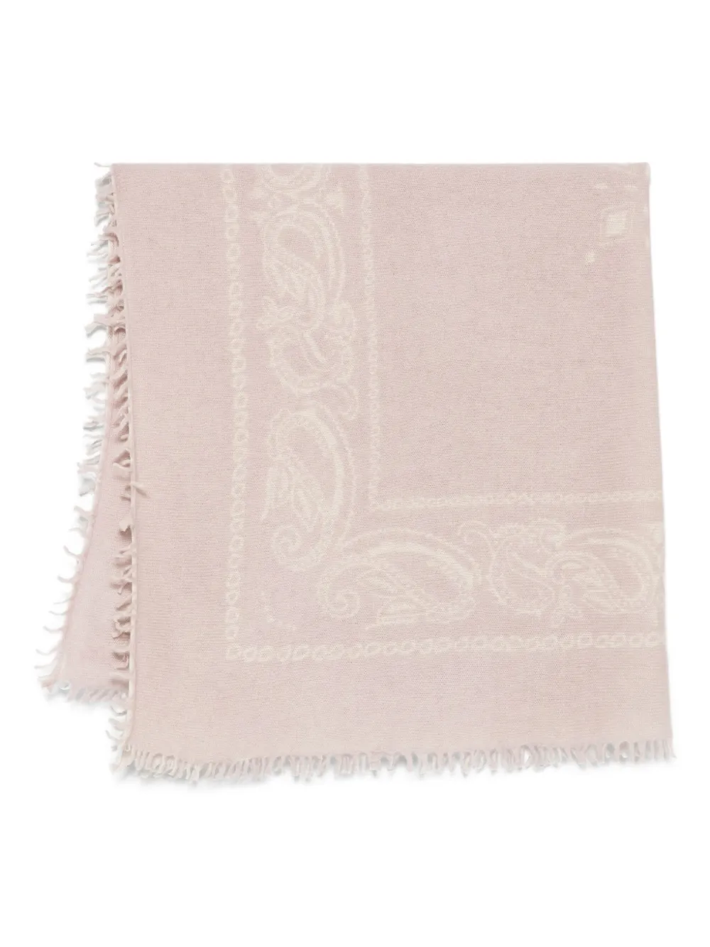 Liska frayed-edge scarf | Pink | Image 1