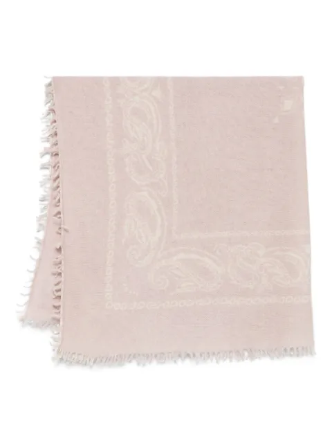 Liska frayed-edge scarf
