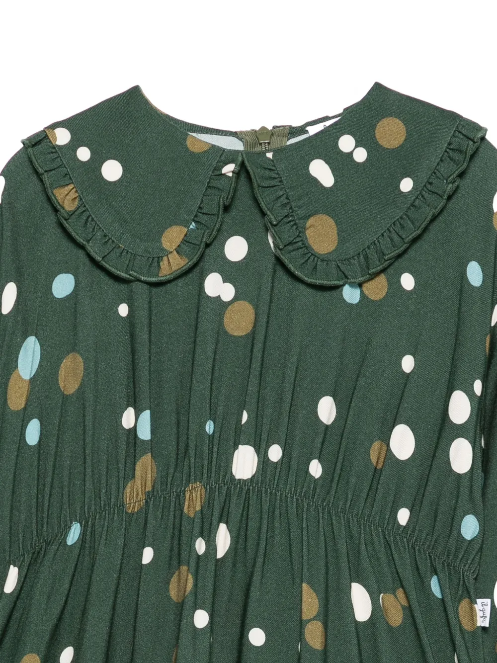 Il Gufo Jurk met stippen Groen
