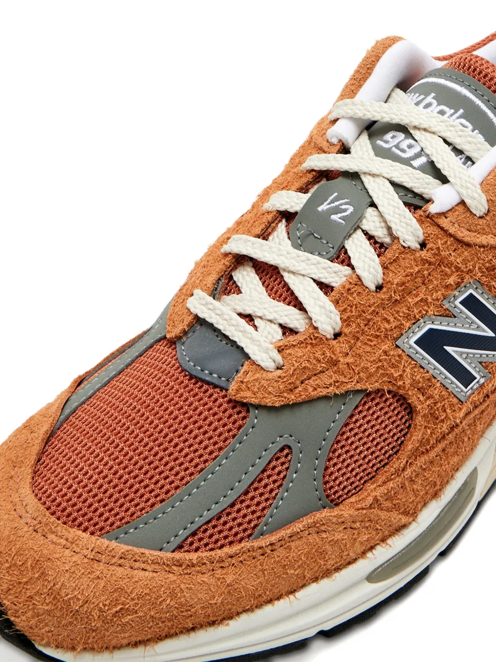 New Balance Made in UK U991V2 suède sneakers Bruin