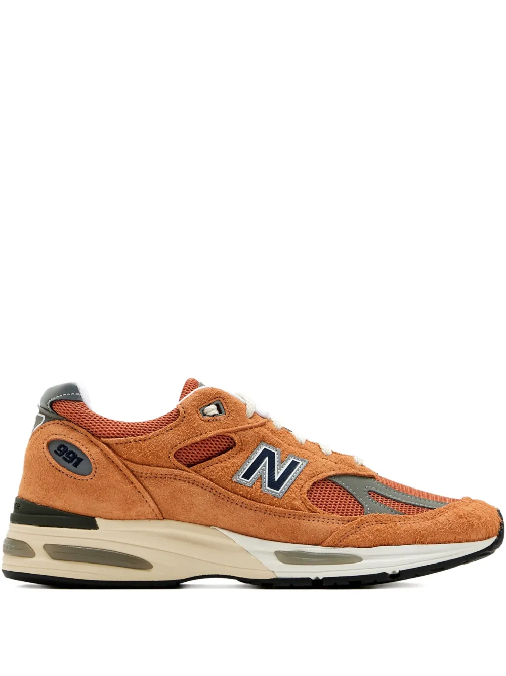 New Balance Made in UK U991V2 suède sneakers Bruin