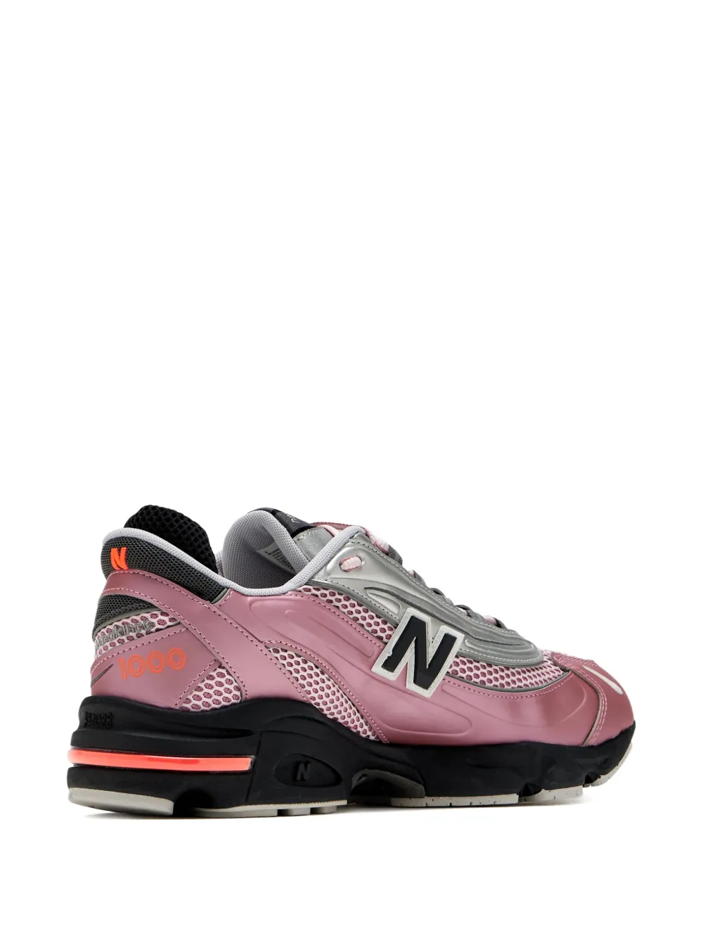New Balance 1000 Metallic Lace-up Sneakers In Gray