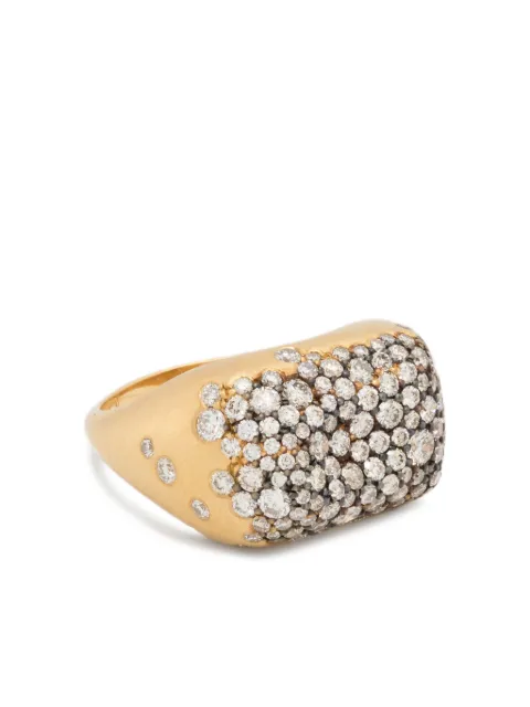Nada Ghazal anillo en oro amarillo de 18kt con diamante