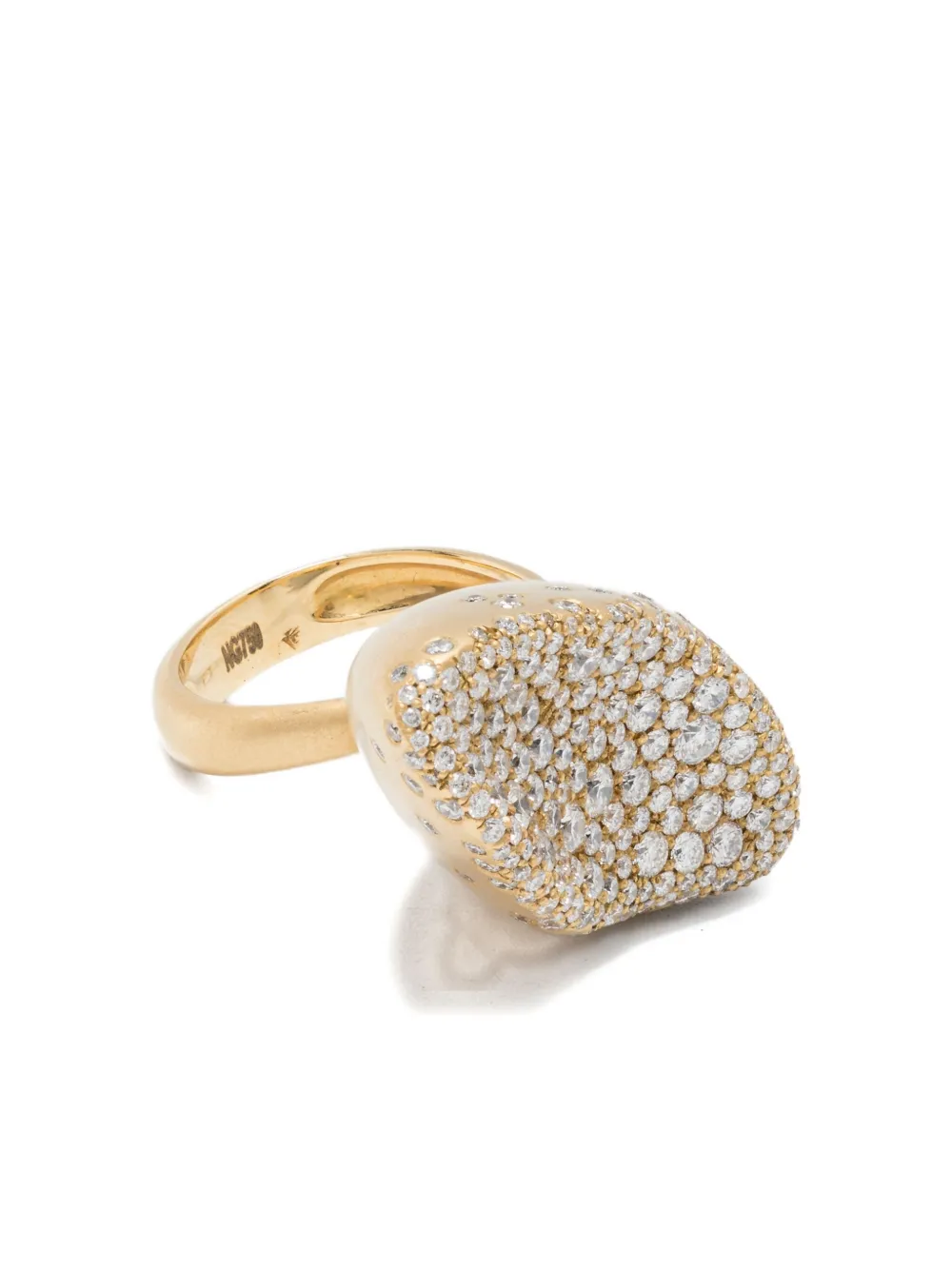 Nada Ghazal Anello in oro giallo 18 carati con diamanti