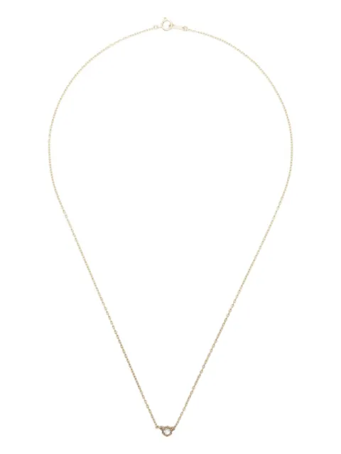 Noguchi diamond-set chain necklace