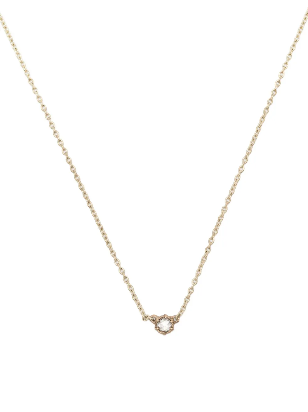  Noguchi Diamond-set Chain Necklace - Gold 