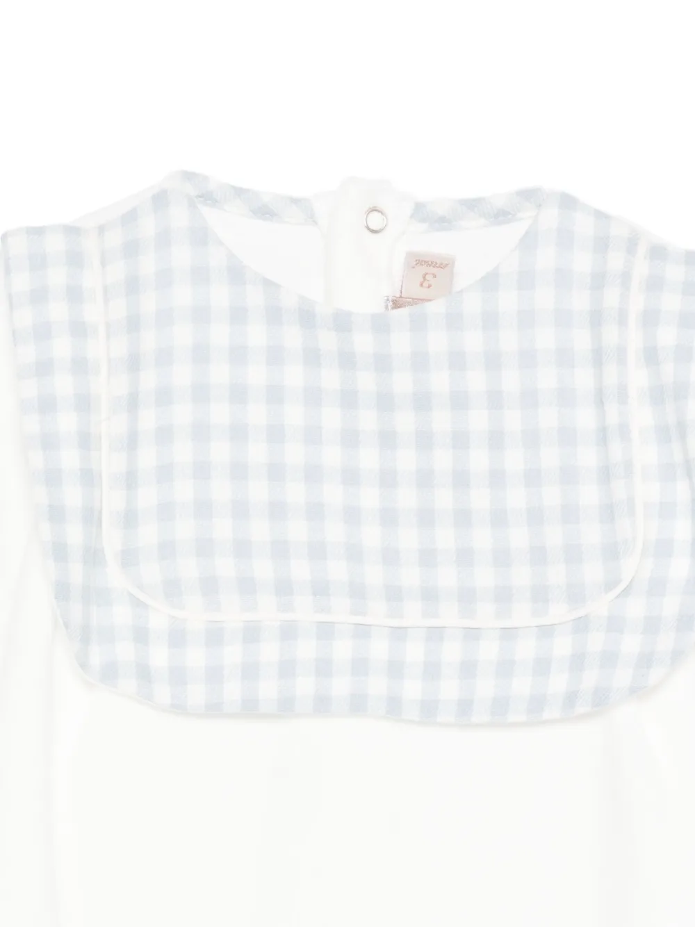 La Stupenderia Romper met gingham-ruit Wit