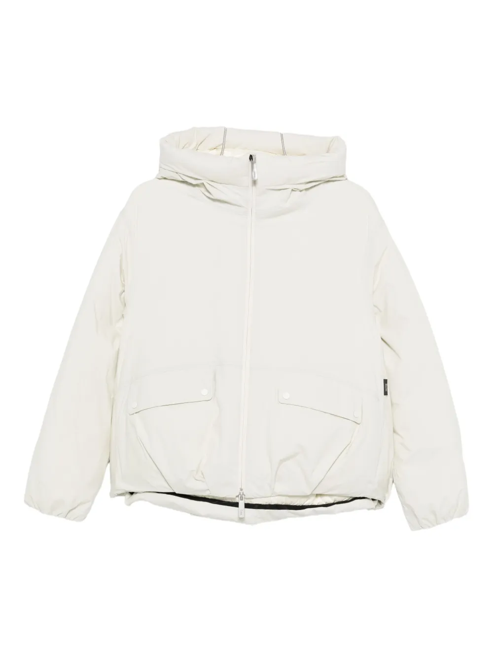 Laminar hooded padded jacket | White | Image 1