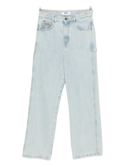 MSGM cotton straight jeans