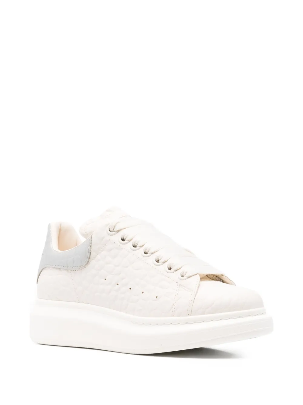 Alexander McQueen textured heel-tab ballet flats | Image 2