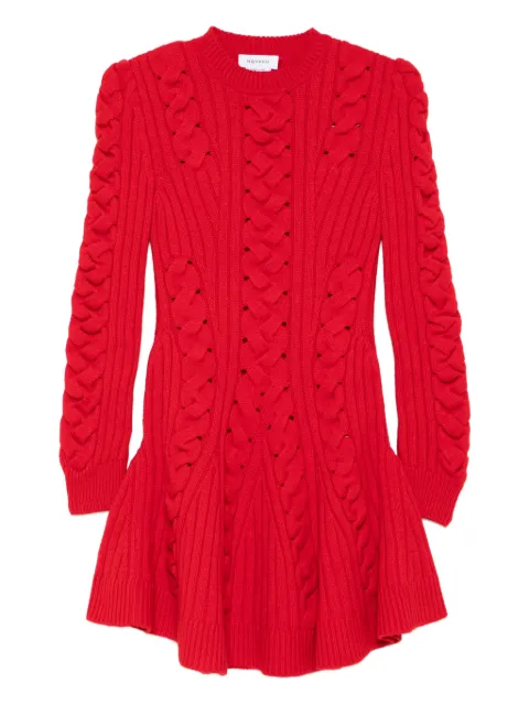 Alexander McQueen ケーブルニット ミニドレス