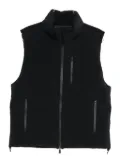 Herno zip-up sleeveless jacket - Black