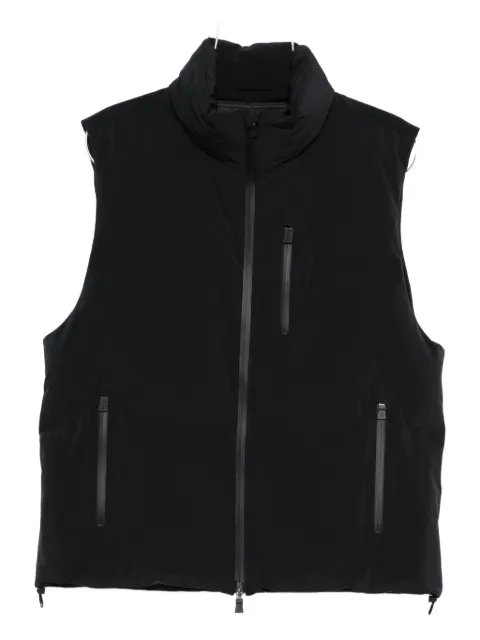 Herno zip-up sleeveless jacket