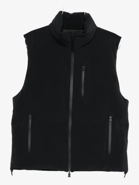 Herno zip-up sleeveless jacket