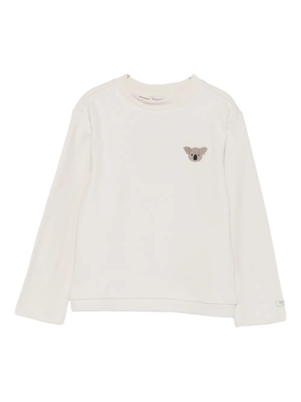 Donsje Koala-embroidered T-shirt In White