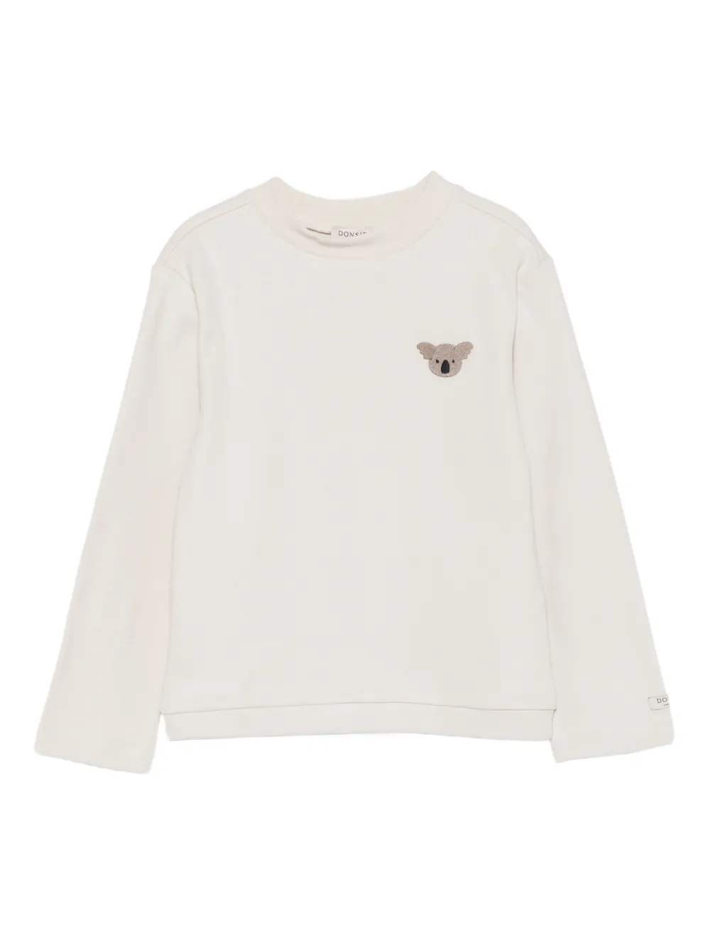 Donsje koala-embroidered T-shirt | Neutrals | Image 1