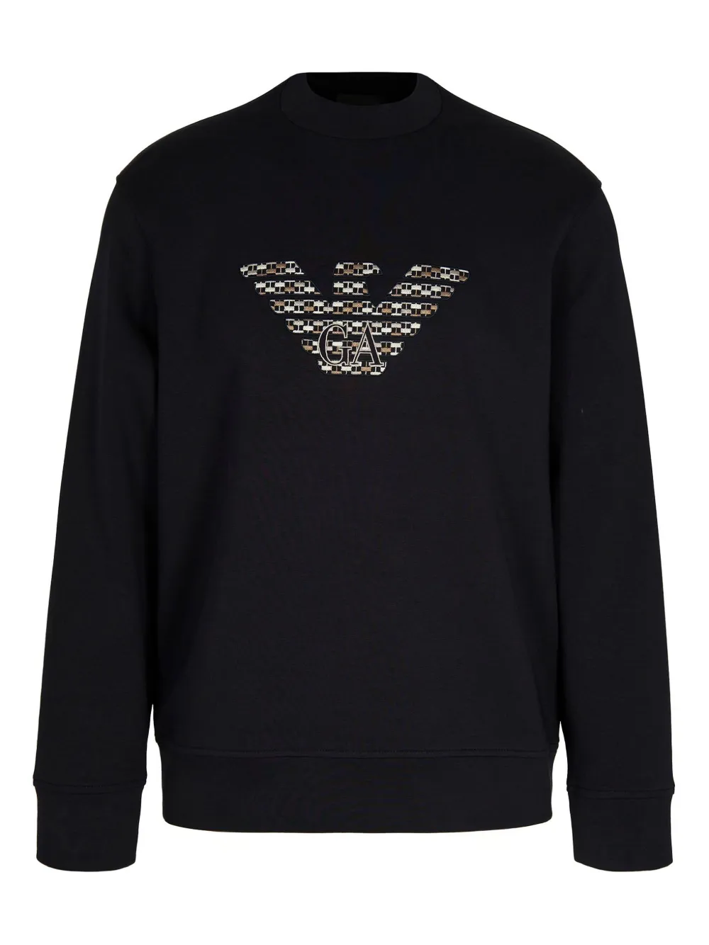 Emporio Armani eagle-emblem sweatshirt | Black | Image 1
