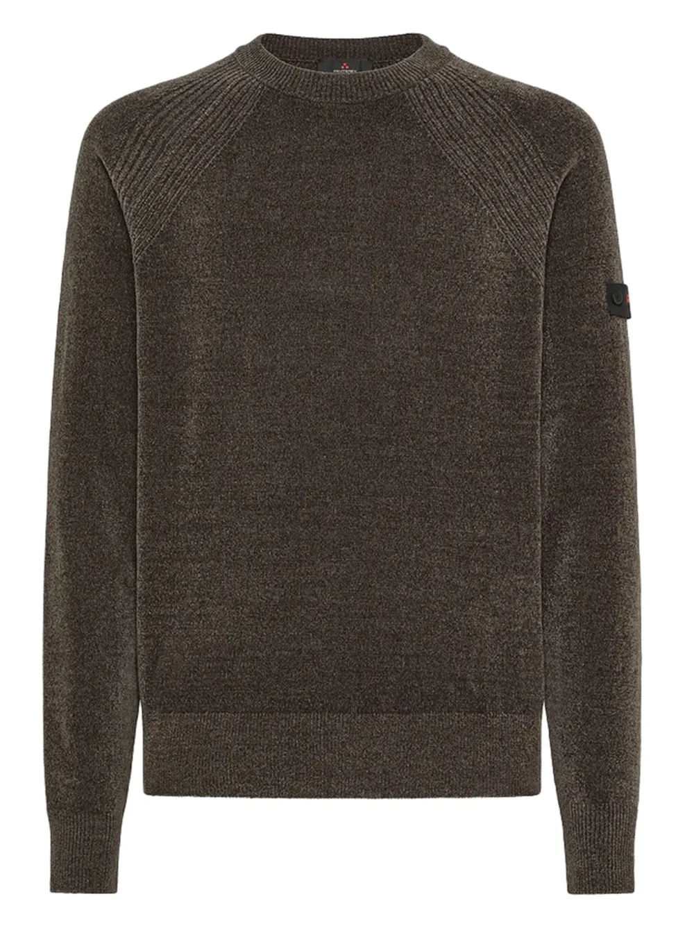Peuterey Maglia In Ciniglia Rasata Marrone In Multi