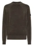 Peuterey textured panelled sweater - Brown