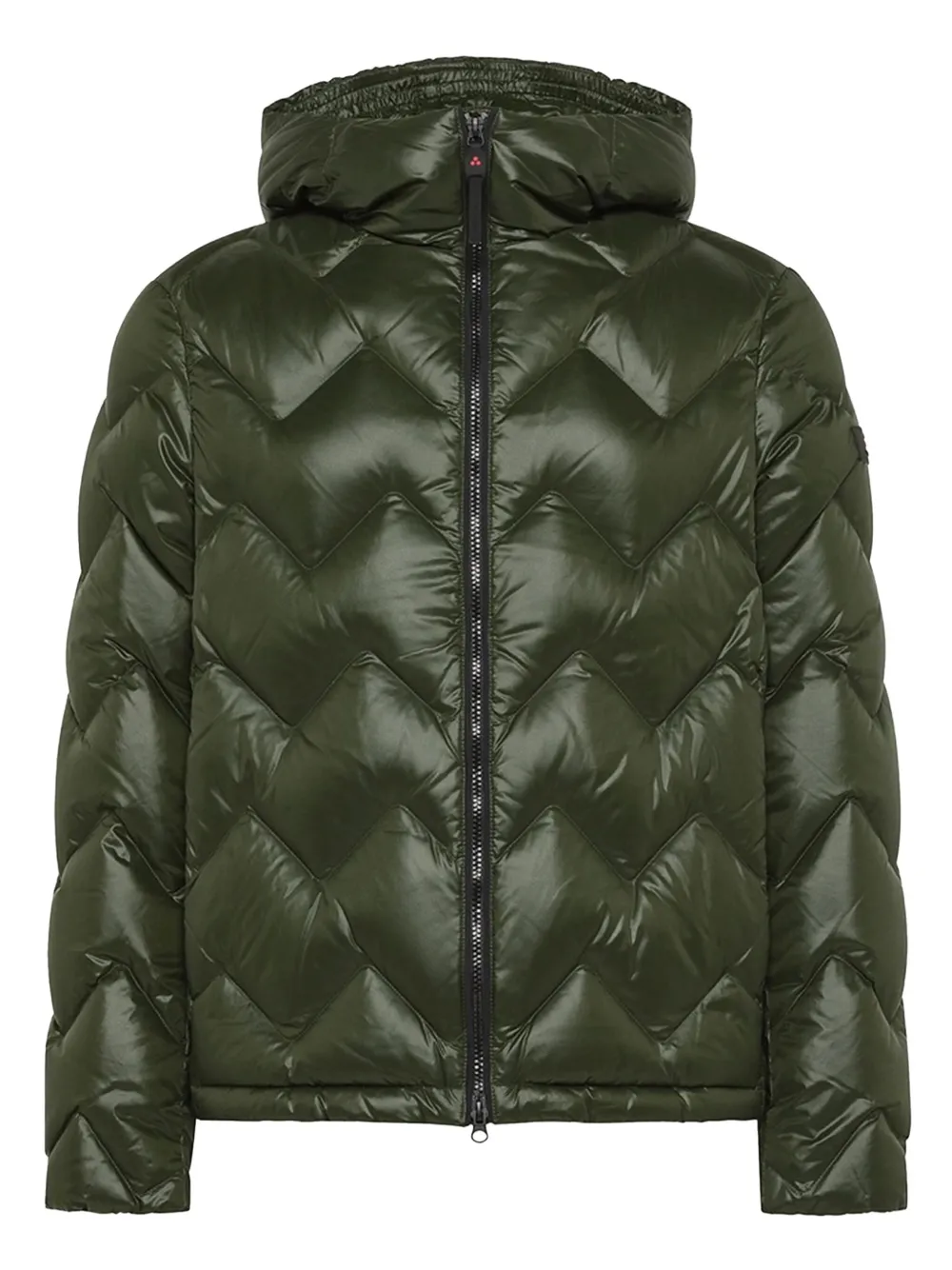 Peuterey quilted hooded jacket | Green | Image 1