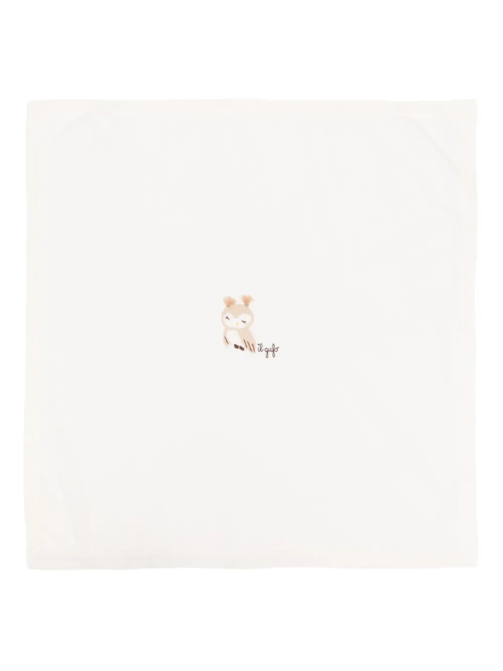 Il Gufo owl-embroidered sleep bag | White | Image 1