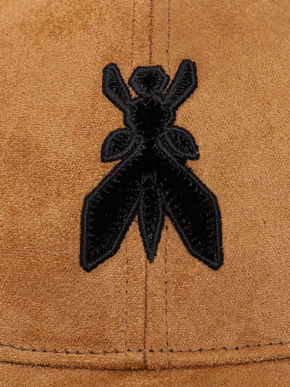 Patrizia Pepe Embroidered Ring-detail Baseball Cap In Brown