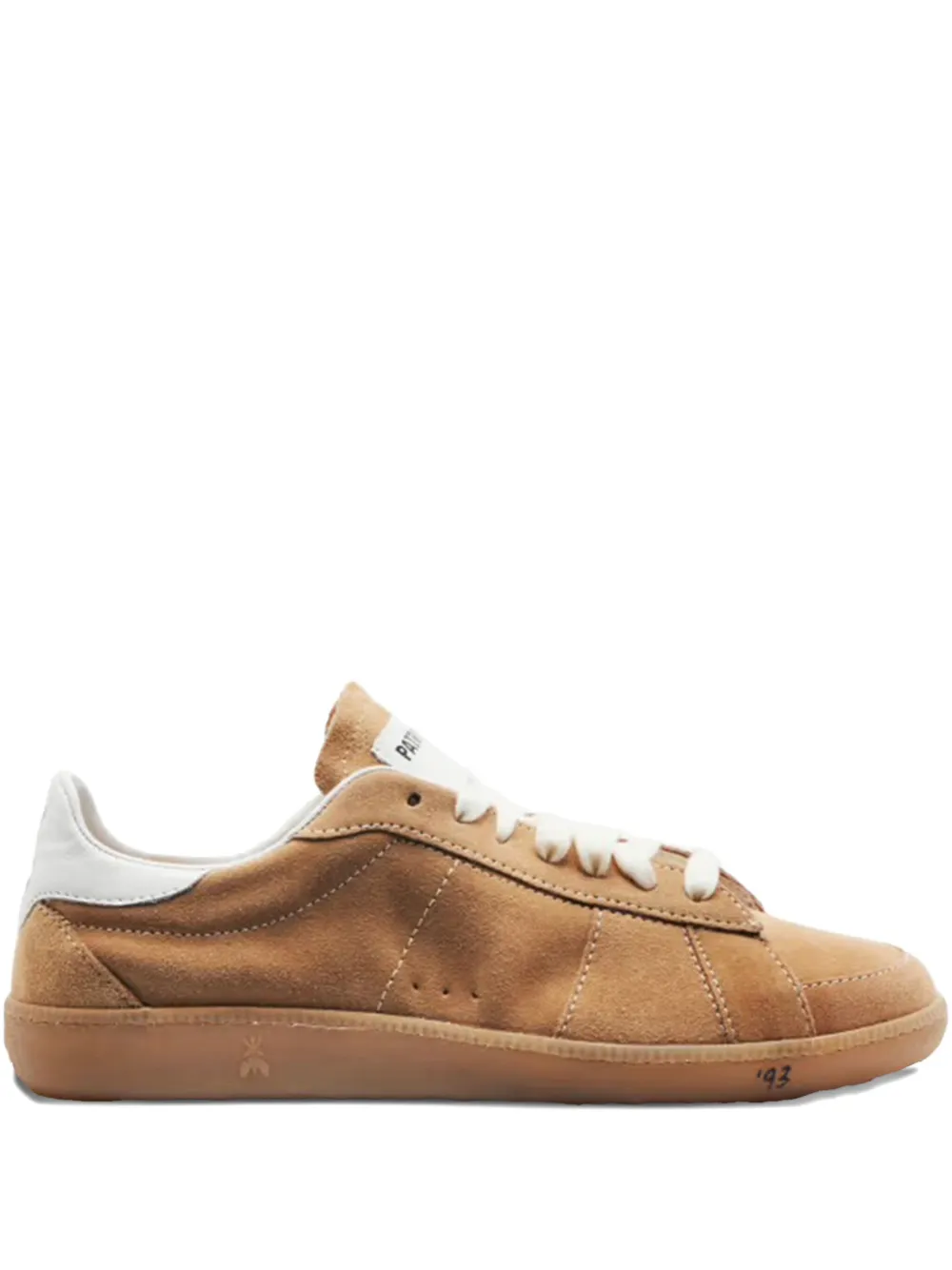 Patrizia Pepe suede-leather sneakers Brown