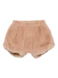 Donsje faux-fur bubble shorts - Pink