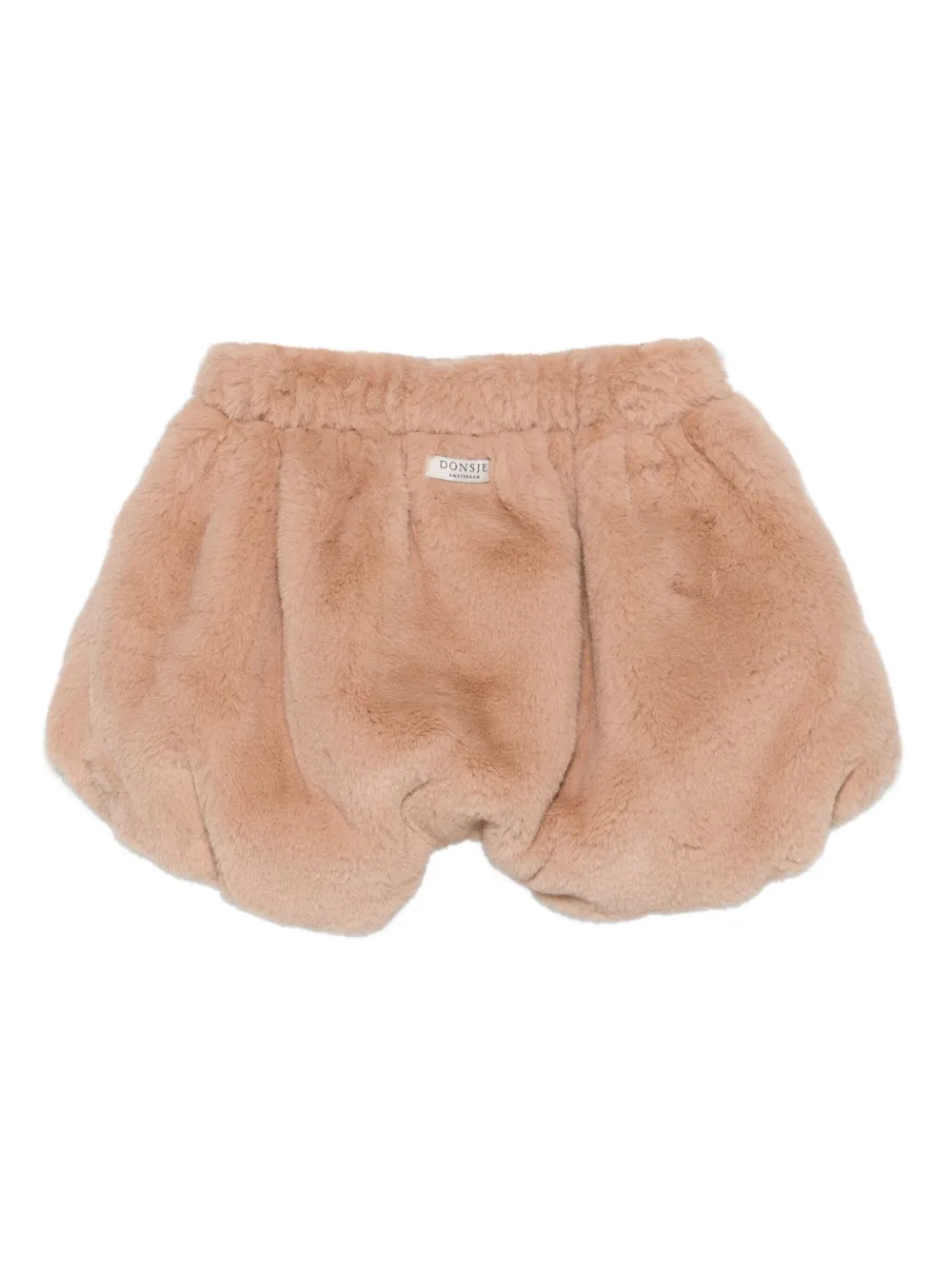 Donsje faux-fur bubble shorts - Roze
